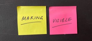 Making Visible post it notes