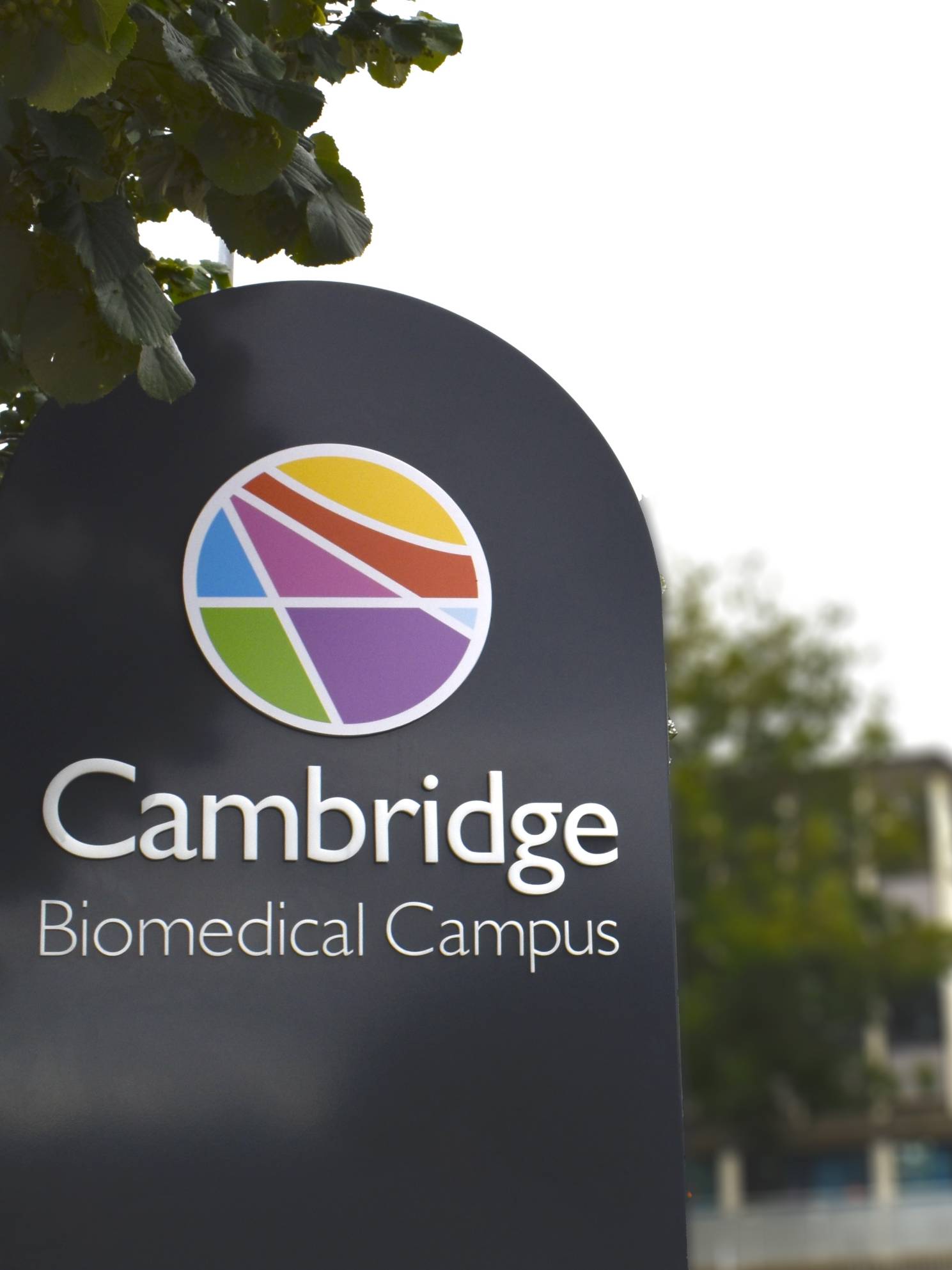 Cambridge Biomedical Campus sign