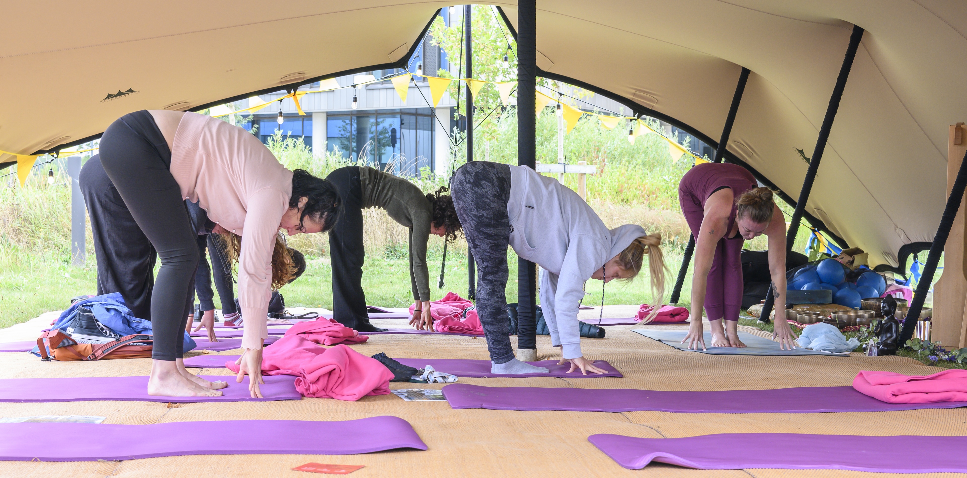 Free pilates at the Cambridge Wellness Festival