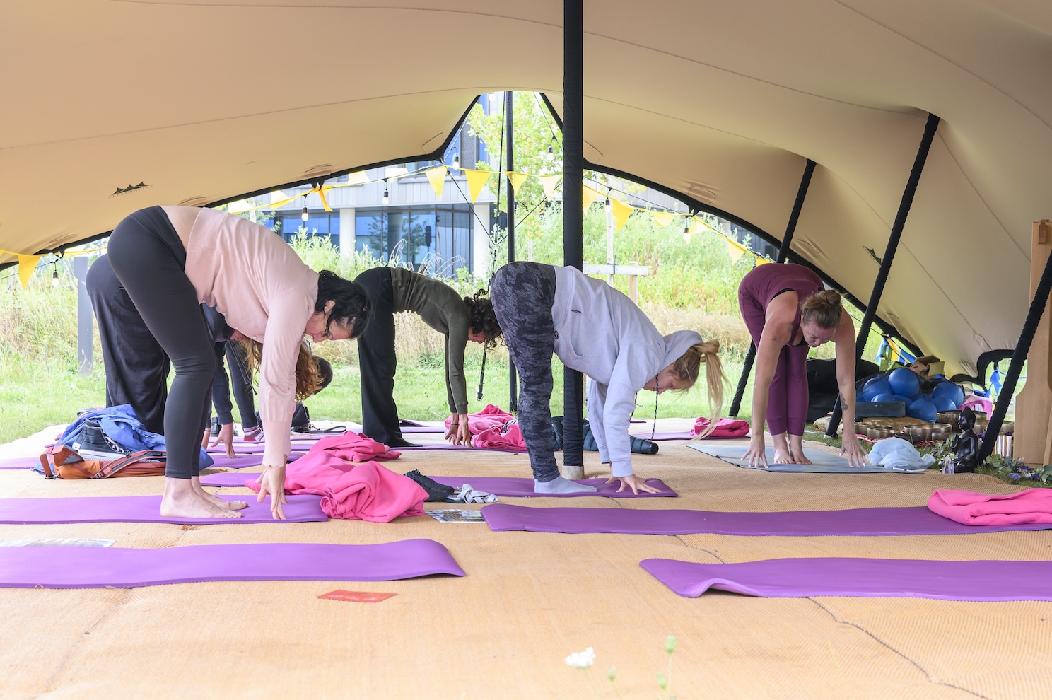 Free pilates at the Cambridge Wellness Festival