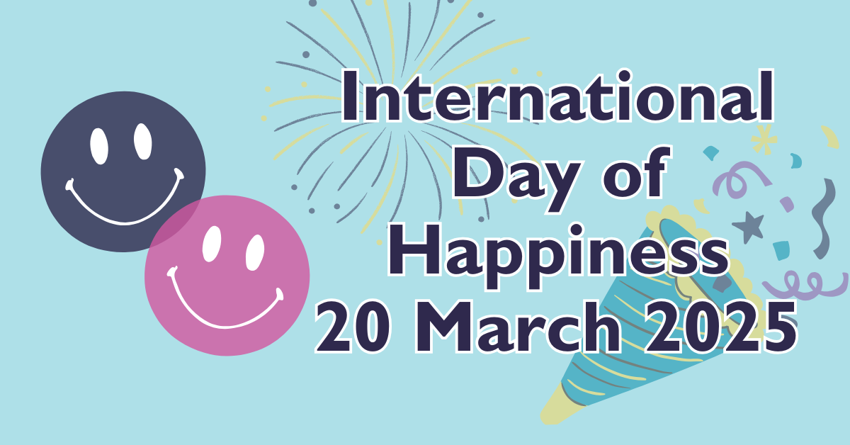 International Day of Happiness graphic