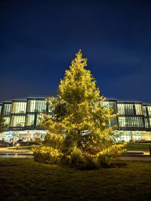 Christmas comes to the Cambridge Biomedical Campus